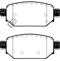 EBC Brakes - EBC Brakes DP43081R Yellowstuff Street And Track Brake Pads - Image 1