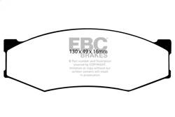 EBC Brakes - EBC Brakes DP4538R Yellowstuff Street And Track Brake Pads - Image 1