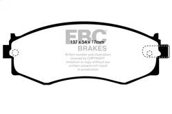 EBC Brakes - EBC Brakes DP4792R Yellowstuff Street And Track Brake Pads - Image 1