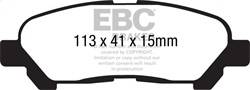 EBC Brakes - EBC Brakes DP41838R Yellowstuff Street And Track Brake Pads - Image 1