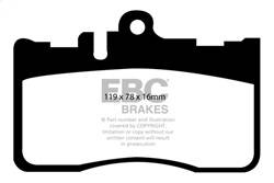 EBC Brakes - EBC Brakes DP41622R Yellowstuff Street And Track Brake Pads - Image 1