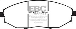 EBC Brakes - EBC Brakes UD1031 Ultimax OEM Replacement Brake Pads - Image 1