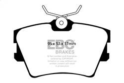 EBC Brakes - EBC Brakes DP61102 6000 Series Greenstuff Truck/SUV Brakes Disc Pads - Image 1