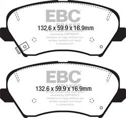 EBC Brakes - EBC Brakes DP42232R Yellowstuff Street And Track Brake Pads - Image 1