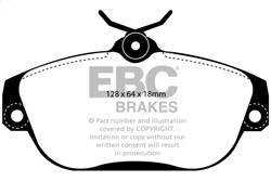 EBC Brakes - EBC Brakes DP41095R Yellowstuff Street And Track Brake Pads - Image 1