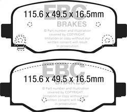 EBC Brakes - EBC Brakes DP42237R Yellowstuff Street And Track Brake Pads - Image 1