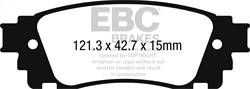 EBC Brakes - EBC Brakes DP22262 Greenstuff 2000 Series Sport Brake Pads - Image 1