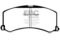 EBC Brakes - EBC Brakes DP21041 Greenstuff 2000 Series Sport Brake Pads - Image 1