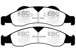 EBC Brakes - EBC Brakes DP61803 6000 Series Greenstuff Truck/SUV Brakes Disc Pads - Image 1