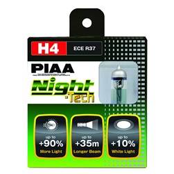 PIAA - PIAA 10704 H4/9003/HB2 Night-Tech Replacement Bulb - Image 1