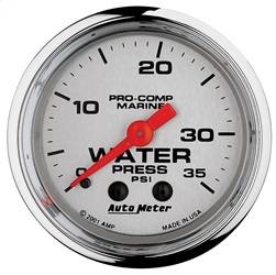 AutoMeter - AutoMeter 200772-35 Marine Mechanical Water Pressure Gauge - Image 1