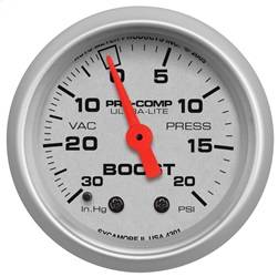 AutoMeter - AutoMeter 4301 Ultra-Lite Mechanical Boost/Vacuum Gauge - Image 1