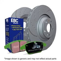 EBC Brakes - EBC Brakes S10KR1380 S10 Kits Greenstuff 2000 and GD Rotors - Image 1