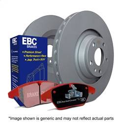 EBC Brakes - EBC Brakes S12KF1548 S12 Kits Redstuff and RK Rotors - Image 1