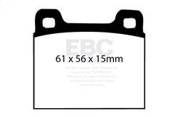 EBC Brakes - EBC Brakes DP4104R Yellowstuff Street And Track Brake Pads - Image 1