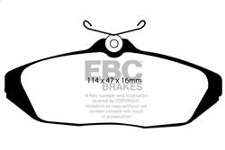 EBC Brakes - EBC Brakes DP41164R Yellowstuff Street And Track Brake Pads - Image 1