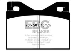 EBC Brakes - EBC Brakes DP4126R Yellowstuff Street And Track Brake Pads - Image 1