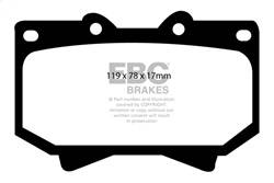 EBC Brakes - EBC Brakes DP41319R Yellowstuff Street And Track Brake Pads - Image 1