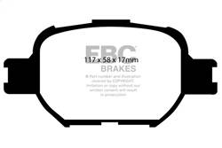 EBC Brakes - EBC Brakes DP41325R Yellowstuff Street And Track Brake Pads - Image 1