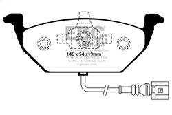 EBC Brakes - EBC Brakes DP41329R Yellowstuff Street And Track Brake Pads - Image 1