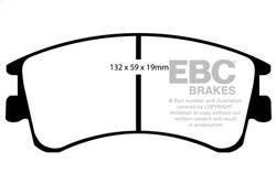 EBC Brakes - EBC Brakes DP41465R Yellowstuff Street And Track Brake Pads - Image 1