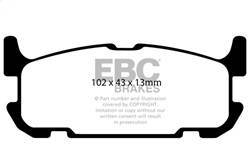 EBC Brakes - EBC Brakes DP41685R Yellowstuff Street And Track Brake Pads - Image 1