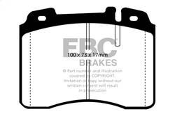 EBC Brakes - EBC Brakes DP4927R Yellowstuff Street And Track Brake Pads - Image 1