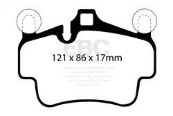 EBC Brakes - EBC Brakes DP42029R Yellowstuff Street And Track Brake Pads - Image 1