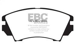 EBC Brakes - EBC Brakes DP42014R Yellowstuff Street And Track Brake Pads - Image 1