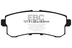 EBC Brakes - EBC Brakes DP41876R Yellowstuff Street And Track Brake Pads - Image 1