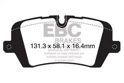 EBC Brakes - EBC Brakes DP42161R Yellowstuff Street And Track Brake Pads - Image 1