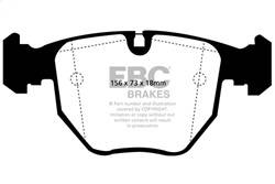 EBC Brakes - EBC Brakes UD681 Ultimax OEM Replacement Brake Pads - Image 1