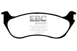 EBC Brakes - EBC Brakes UD881 Ultimax OEM Replacement Brake Pads - Image 1