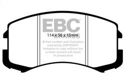 EBC Brakes - EBC Brakes UD904 Ultimax OEM Replacement Brake Pads - Image 1