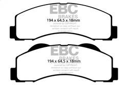 EBC Brakes - EBC Brakes UD1414 Ultimax OEM Replacement Brake Pads - Image 1