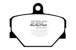 EBC Brakes - EBC Brakes DP31287C Redstuff Ceramic Low Dust Brake Pads - Image 1