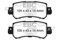 EBC Brakes - EBC Brakes DP32135C Redstuff Ceramic Low Dust Brake Pads - Image 1