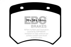 EBC Brakes - EBC Brakes DP3102C Redstuff Ceramic Low Dust Brake Pads - Image 1