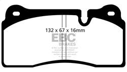 EBC Brakes - EBC Brakes DP41127R Yellowstuff Street And Track Brake Pads - Image 1