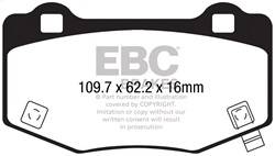 EBC Brakes - EBC Brakes DP43056R Yellowstuff Street And Track Brake Pads - Image 1