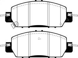 EBC Brakes - EBC Brakes DP43062R Yellowstuff Street And Track Brake Pads - Image 1