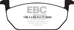 EBC Brakes - EBC Brakes DP42225R Yellowstuff Street And Track Brake Pads - Image 1