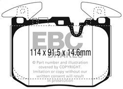 EBC Brakes - EBC Brakes DP42303R Yellowstuff Street And Track Brake Pads - Image 1