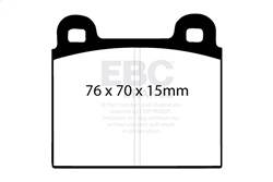 EBC Brakes - EBC Brakes DP4103R Yellowstuff Street And Track Brake Pads - Image 1