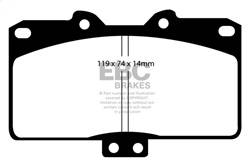 EBC Brakes - EBC Brakes DP41097R Yellowstuff Street And Track Brake Pads - Image 1