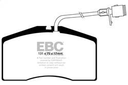 EBC Brakes - EBC Brakes DP41327R Yellowstuff Street And Track Brake Pads - Image 1