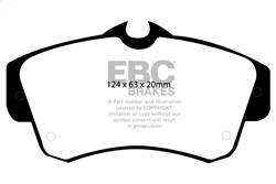 EBC Brakes - EBC Brakes DP41357R Yellowstuff Street And Track Brake Pads - Image 1