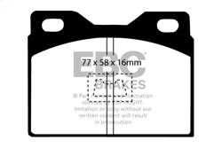 EBC Brakes - EBC Brakes DP4220R Yellowstuff Street And Track Brake Pads - Image 1