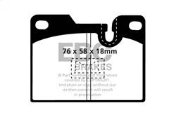 EBC Brakes - EBC Brakes DP4346R Yellowstuff Street And Track Brake Pads - Image 1