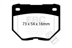 EBC Brakes - EBC Brakes DP4826R Yellowstuff Street And Track Brake Pads - Image 1